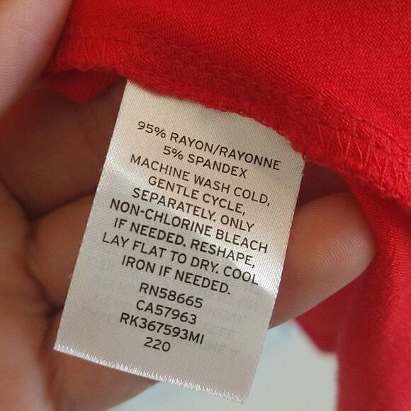 Abound Racer Tank Dress Red size Large - Picture 4 of 4